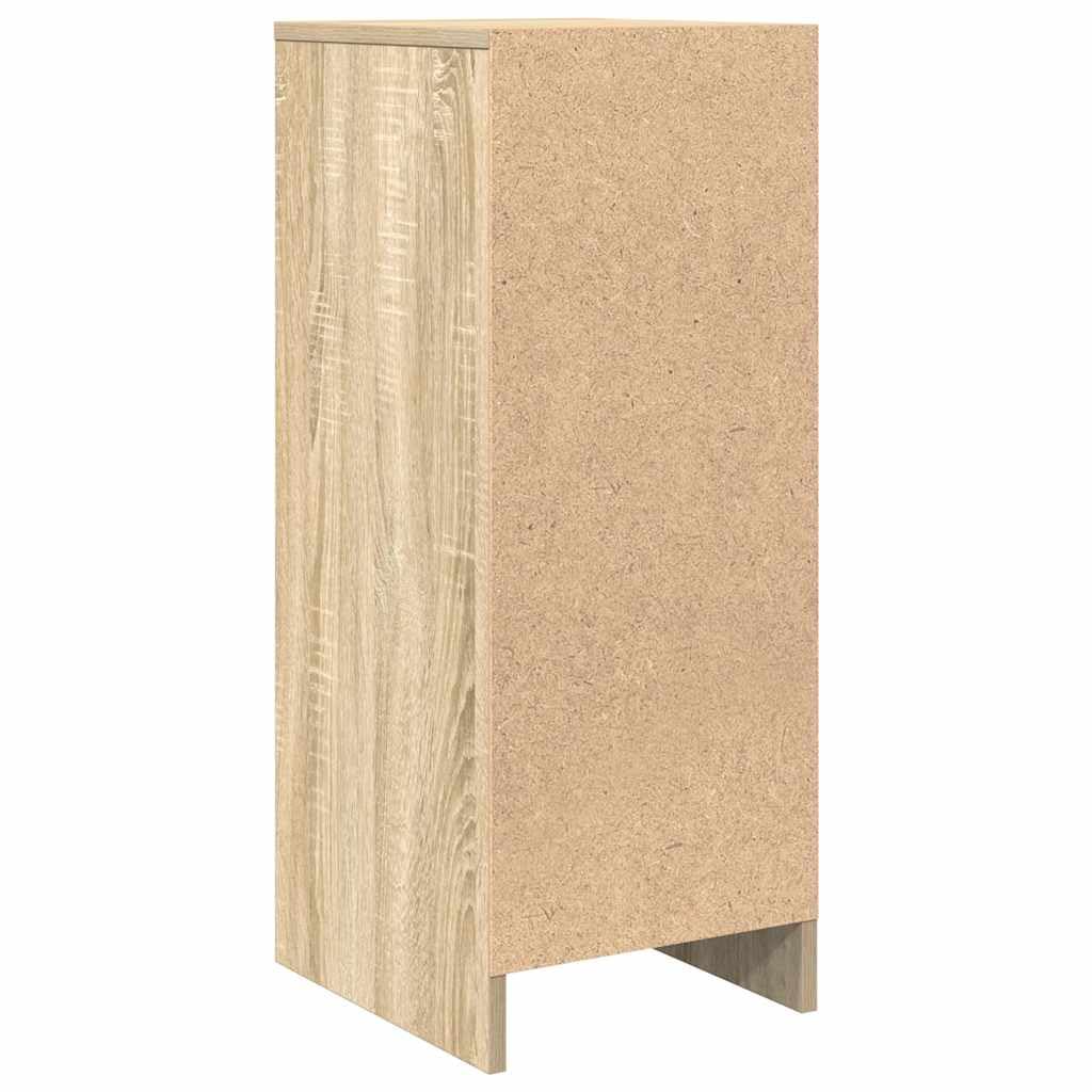 vidaXL Credenza Rovere Sonoma 29,5x34x76 cm in Legno Multistrato, armadietto, credenza, Armadio da corridoio, Buffet, Armadio da Cucina