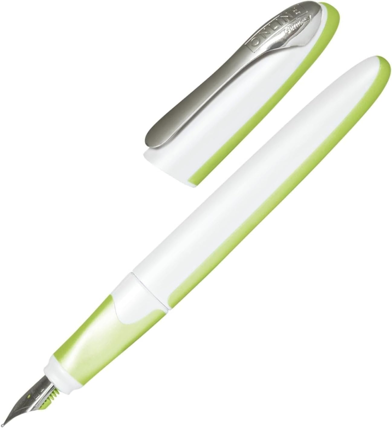 Online – Air Fountain Pen Iridium Nib EF (Extra Fine) including Ink Cartridge Blue, Pastel Green