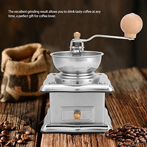 Yissone Haushalt Edelstahl Shaped Hand Kaffeemühle Mühle Küche Schleifen Zubehör für Home Küche – Bild 4