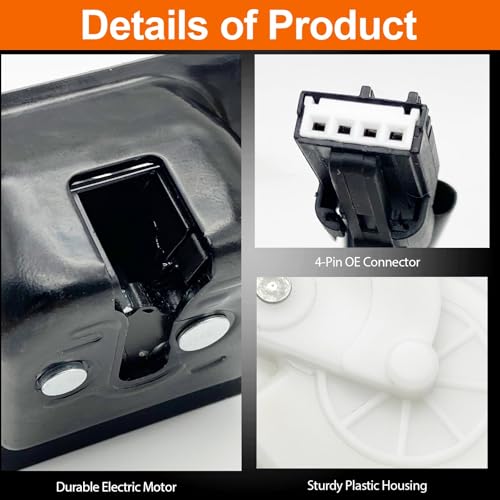 Image of Tailgate Lock Actuator Assembly Compatible with 2007-2014 Edge - 2007-2015 MKX w /o Power Liftgate Rear Trunk Latch