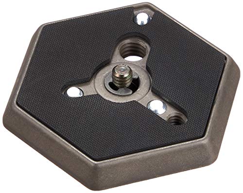 Hot Deals Manfrotto 130- 14 Hexagonal Quick Release Mounting Plate 1/4- 20-Inch Thread with Flush Mounting Screw