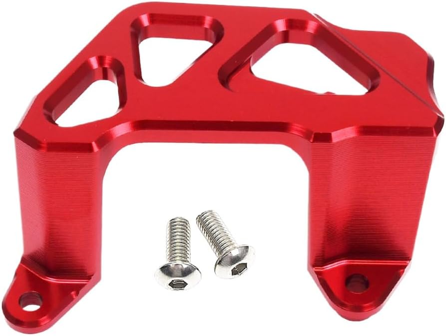 Motocross Rear Brake Caliper Guard and Disc Protector Compatible with 125 150 250 300 350 450 EXC EXC-F SX SXF XC XCW XCF-W Dirt Bike Models(Orange)