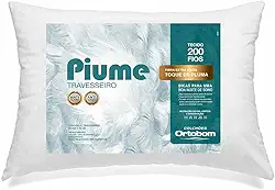 Travesseiro Piume Toque de Pluma 01 Peça 100% Alg. 200 Fios - Ortobom