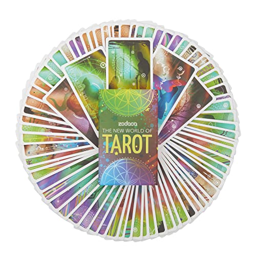 Zodaca Tarot Deck Cards with Guide Book, Astrology Gifts for