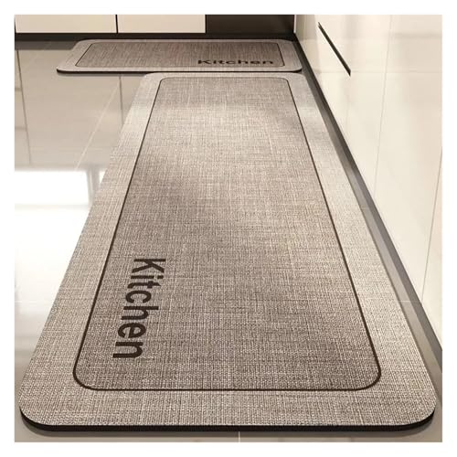 Tapis antidérapant kitchen floor mat grand format brossé - 2