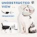 Supet Cat Cone Collar Soft to Stop Licking Scratching, Breathable Comfortable Mesh Recovery Cone for Cats After Surgery Neuter, Lightweight E Cone Collar Alternative (L)