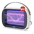 Buzbug LED Bug Zapper Indoor, 50000 H Long-Lasting LED, Energy Saving & Dual Band Attraction, High-Voltage Electric Mosquito Zapper, Fly Trap Mosquito Trap, Fly Killer -MA015B