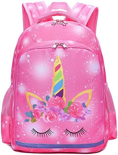 CAMTOP Girls Backpack for School Kids Backpacks Preschool Kindergarten Elementary Bookbag(Star Pink,Age 3-9 Years)