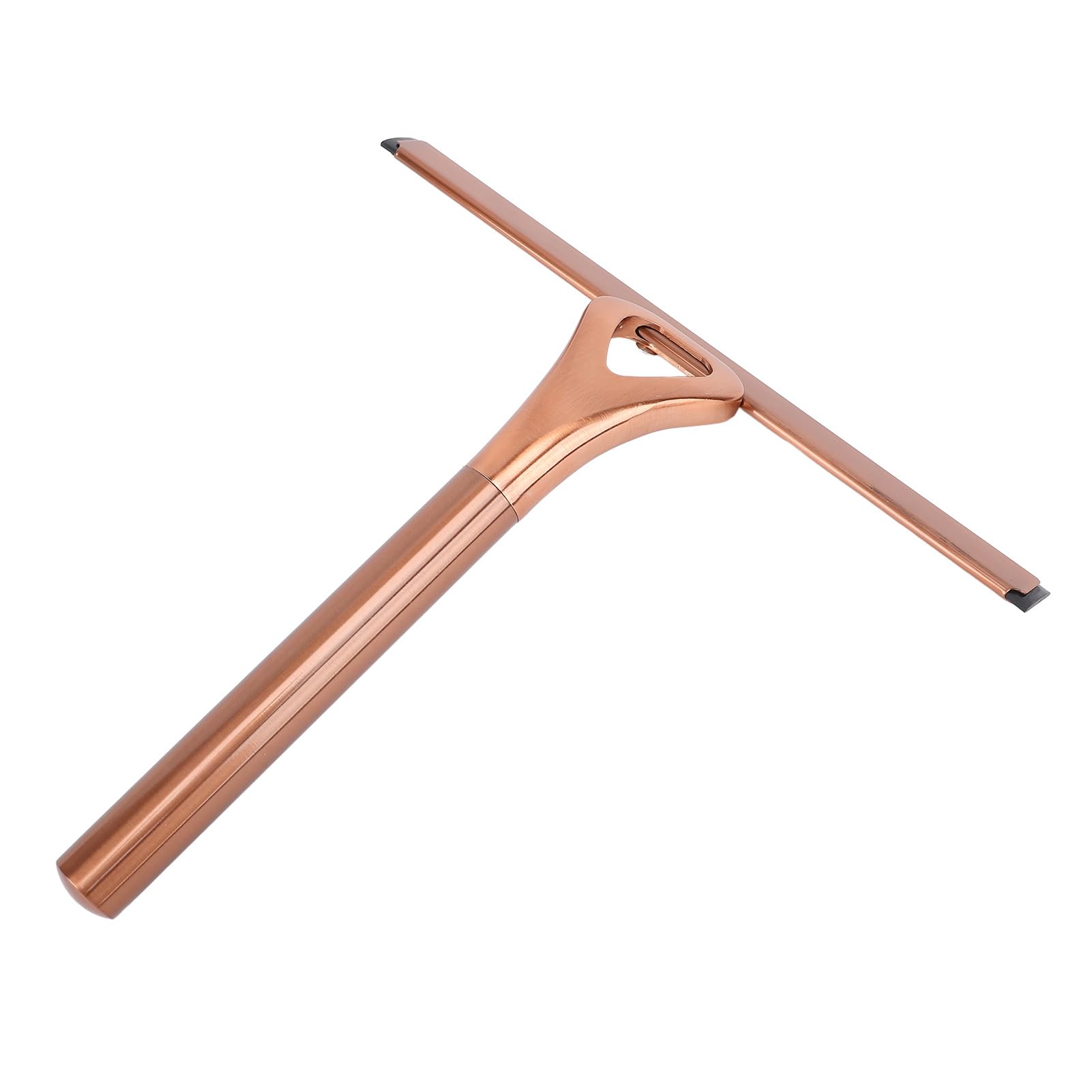 Aramox Tergicristallo per Doccia in Acciaio Inossidabile 304, Pulitore Multifunzionale per Bagno per Specchi, Finestre e Piastrelle - Spazzola in Silicone con Gancio per Appendere (bronzo antico)