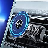 Ciencimy Magnetic Car Mount Compatible with MagSafe and iPhone 13 Pro Max Mini/iPhone 12 Pro Max Mini, 360° Adjustable Strong Magnet Air Vent Phone Holder