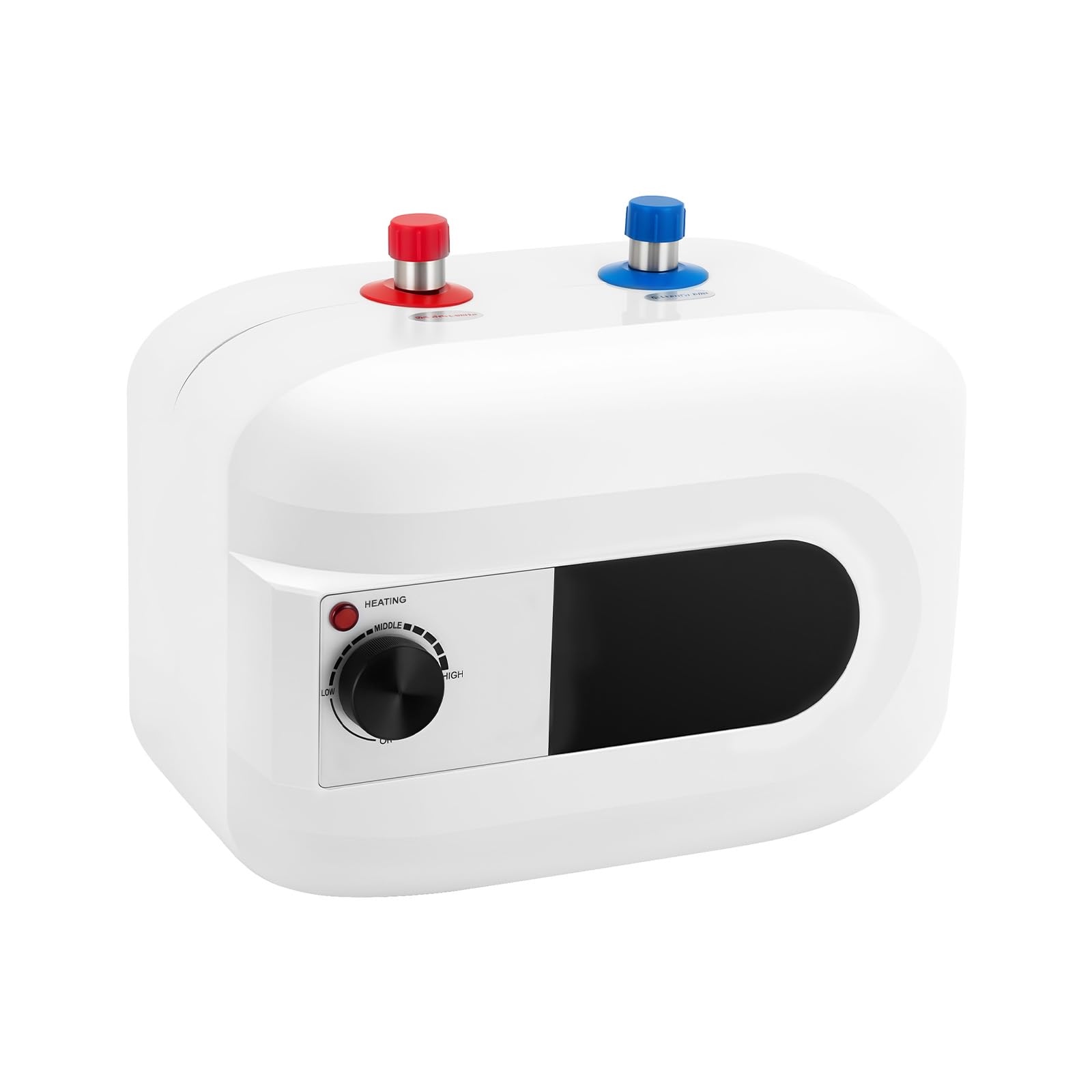 Calentador de agua caliente de 6 L, 1500 W, mini calentador de agua, 30 – 65 °C