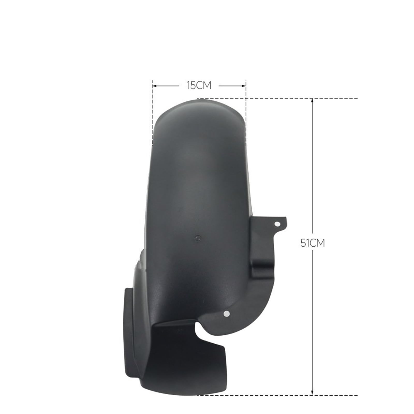 ‌parafango della moto‌ Parafango posteriore esteso per motocicletta, protezione anti-spruzzi, estensione pneumatico, kit parafango Hugger(Carbon Fiber Pattern)