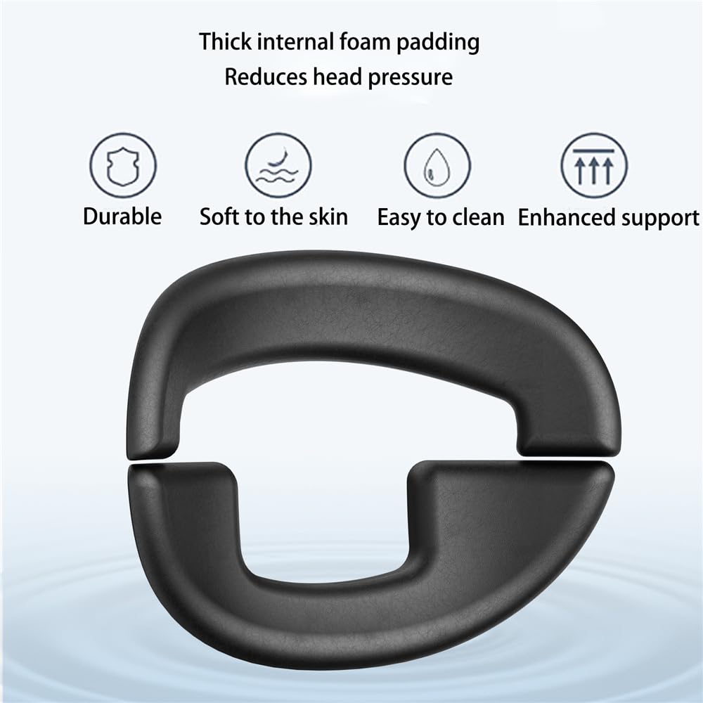 Cinturino VR per Meta Quest 3,VR Elite Strap Accessori di ricambio,Fascia regolabile per cuffie VR, batteria integrata da 6000 mAh per la ricarica,Maggiore comfort,Riduce la pressione sulla testa