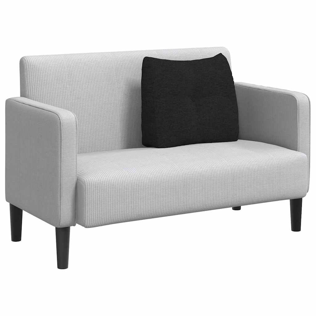 Cuscino per la schiena nero 60 x 24 x 50 cm