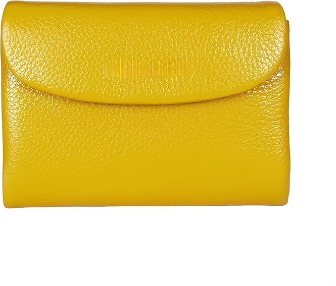 Unisex Pebble Leather Wallet, Small Wallets for Women, Unisex Clutch Bags, Can Hold Coins, Id Cards