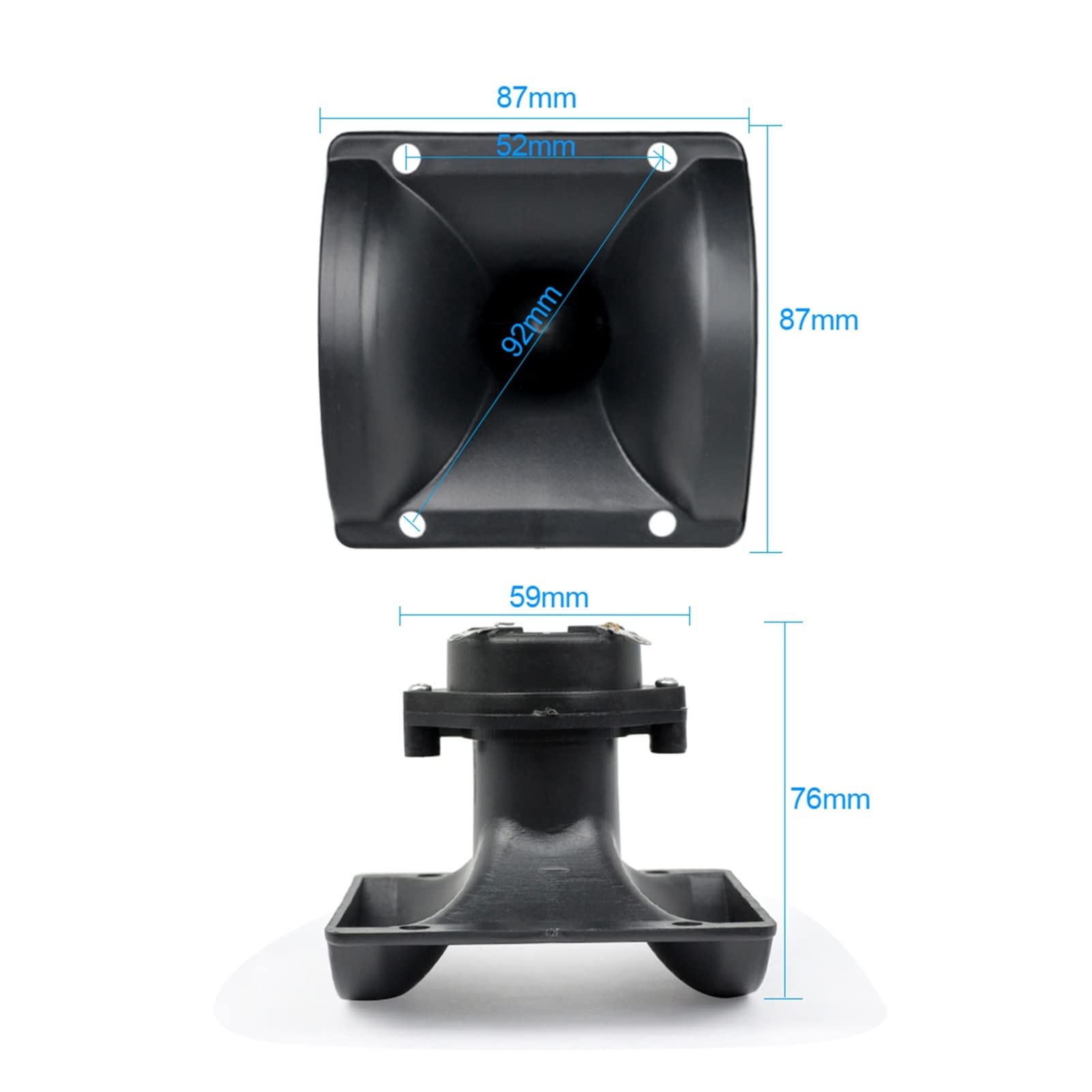 Haut-parleur Tweeter 4 OHM 20-30W - Lot De 2 Pièces - Pour Voiture, Home Cinéma Ou Audio DIY - Diamètre 30 Mm