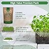 Organo Republic Broccoli Sprouting & Microgreens Seeds - Non-GMO, Heirloom Sprout Seeds Kit, 1lb Resealable Bag for & Growing Microgreens in Soil, Coconut Coir, Aerogarden & Hydroponic #2
