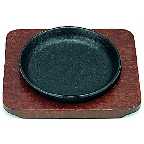 Amazon | Sミニステーキ皿丸13cm [ φ130 x H22mm ] 【 鉄板