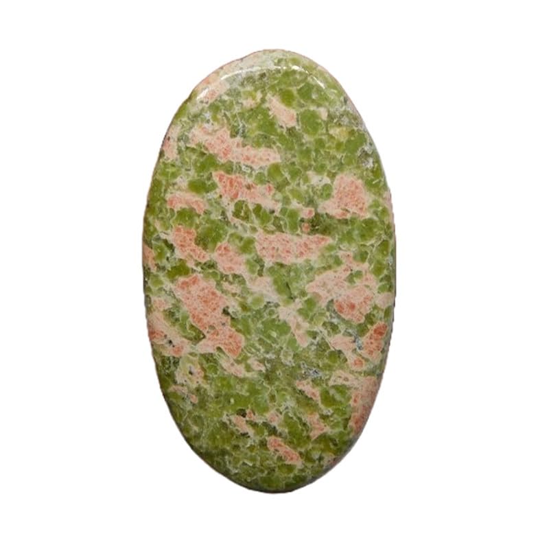 Unakite naturelle ovale 40x25mm cabochon pour création de bijoux DIY