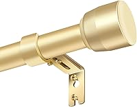 Vista 10 de Barras para cortinas negras mate de 1 pulgada de diámetro. La barra en sí mide de 30 a 90 pulgadas, 1 paquete se ajusta a ventanas de 30-84 pulgadas