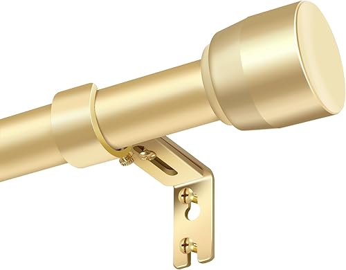 Miniatura 10 de Barras para cortinas negras mate de 1 pulgada de diámetro. La barra en sí mide de 30 a 90 pulgadas, 1 paquete se ajusta a ventanas de 30-84 pulgadas