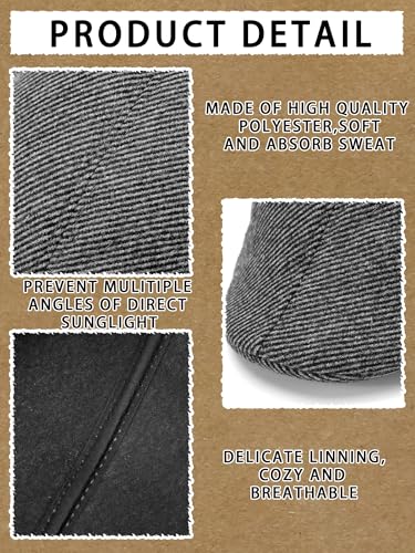 Image of Newcotte Newsboy Cap for Men Paper Boy Hat | Flat Newsies Hat, Irish Beret Hat,Boinas Para Hombre, Classic Herringbone for Cabbie Driving Hunting