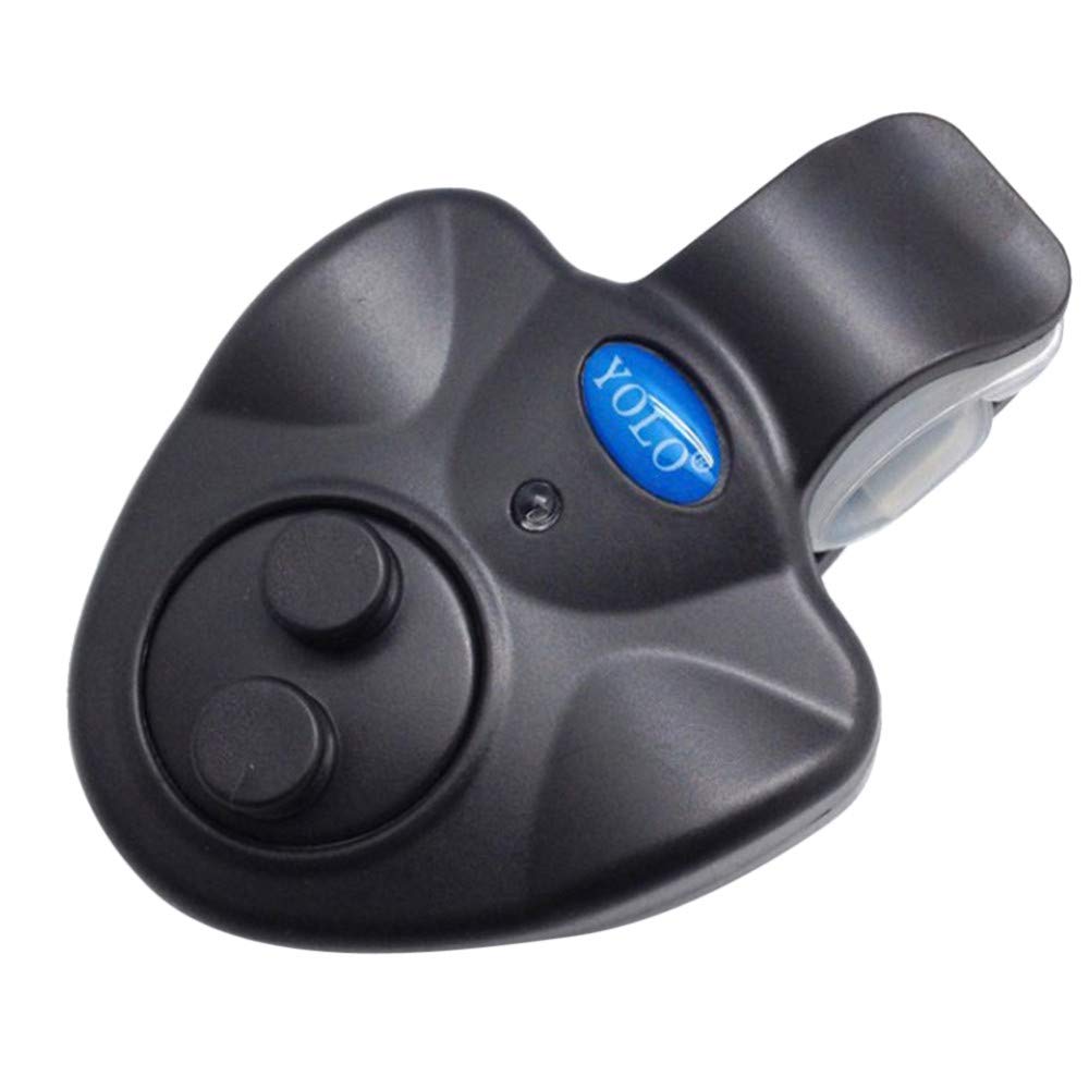 Alarme De Touche De Pêche électronique - Détecteur De Morsure Avec LED Et Sonnerie - Pour Pêche Jour/nuit, Carpe - Piles LR44 Incluses - 7