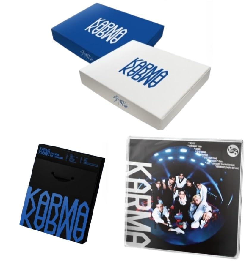 SKZ) Stray Kids KARMA Album 4p Set (1Limited+2Standard+1Compact) +