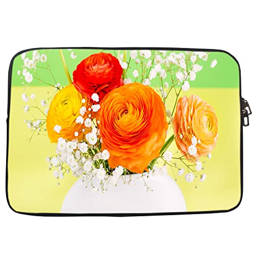 Image of TheSkinMantra Chain Laptop Sleeve Bag Compatible with Laptop /Macbooks /Chrombook /Notebook /Zbook (13.3 Inch [Chain], Fresh Rose)