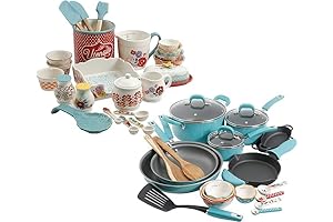 Pioneer Woman Vintage Speckle Turquoise Cookware
