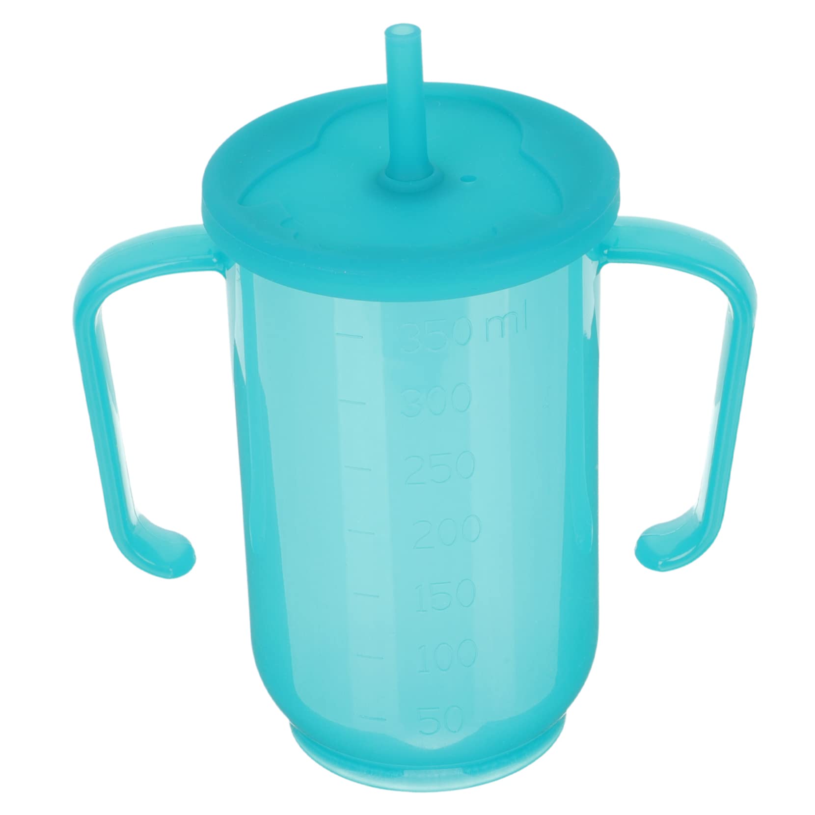 FRCOLOR 3pezzi Tazza Antigoccia Per Anziani Con Cannuccia Bicchiere Per Pazienti Disabili Facile Da Usare Con Coperchio Rotante Design Ergonomico Per Ristoro Sicuro e Comodo