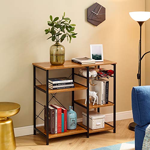 Mr Ironstone Kitchen Baker's Rack Vintage Utility Storage Shelf Microwave Stand 3-Tier+3-Tier Table For Spice Rack Organizer Workstation #TOP4