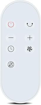 Replacement Remote for AIRMATE FB23122R-DC-W Standing Fan for Bedroom with Speed/Timer Settings