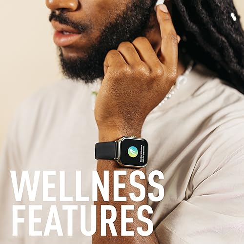 Reflex Active Series 23 Fitness Calling Gold Plated Smart Watch, Pale Gold, 1.83 inches - Image 3