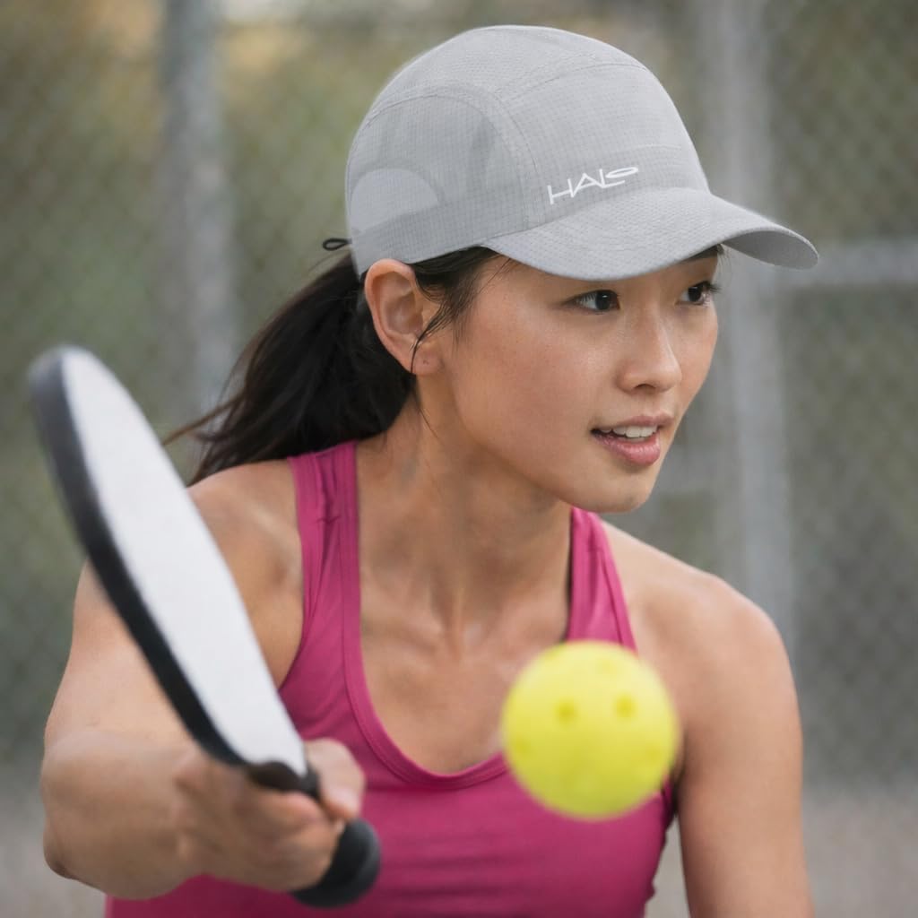 Halo Performance Casquette de volley Poids plume Bandeau anti-transpiration à l'intérieur du chapeau Pas de transpiration dans les yeux et pas de maux de tête