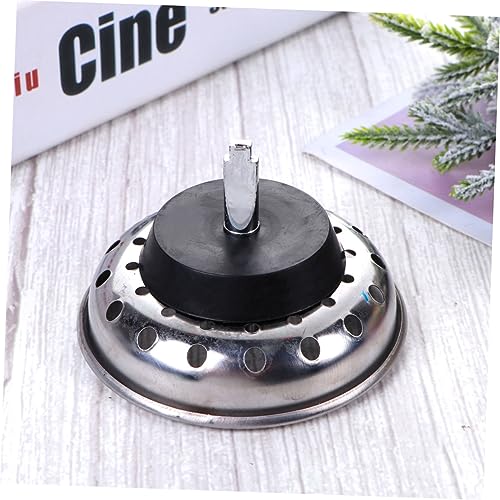 Tapones para desagüe de baño 3 piezas de acero inoxidable miniatura 6