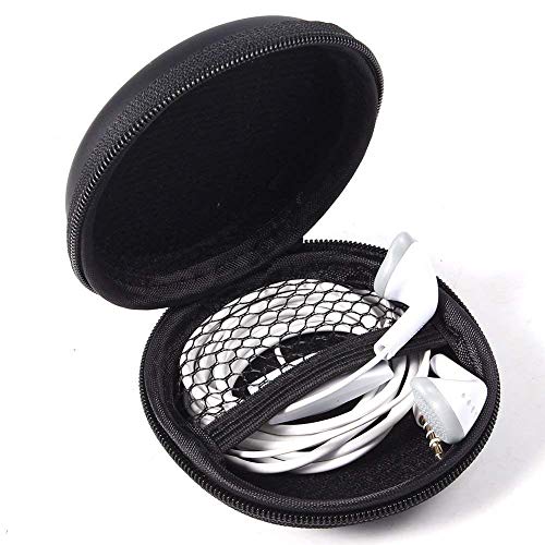 Image of OAHU Multipurpose Pocket Storage Travel Organizer Shockproof Protective Pouch Case for Bluetooth Wireless Earphones, Memory Card, Data Cable, Keys, Jewellery and Pen Drives (Black)
