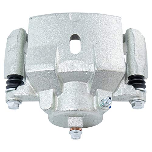 Image of TRQ Front Left Right Brake Caliper w /Bracket Driver Passenger Side | For 2004-2012 Chevrolet Malibu 2005-2010 Pontiac G6 2006-2009 Solstice 2007-2009 Saturn Aura 2009-2010 Sky