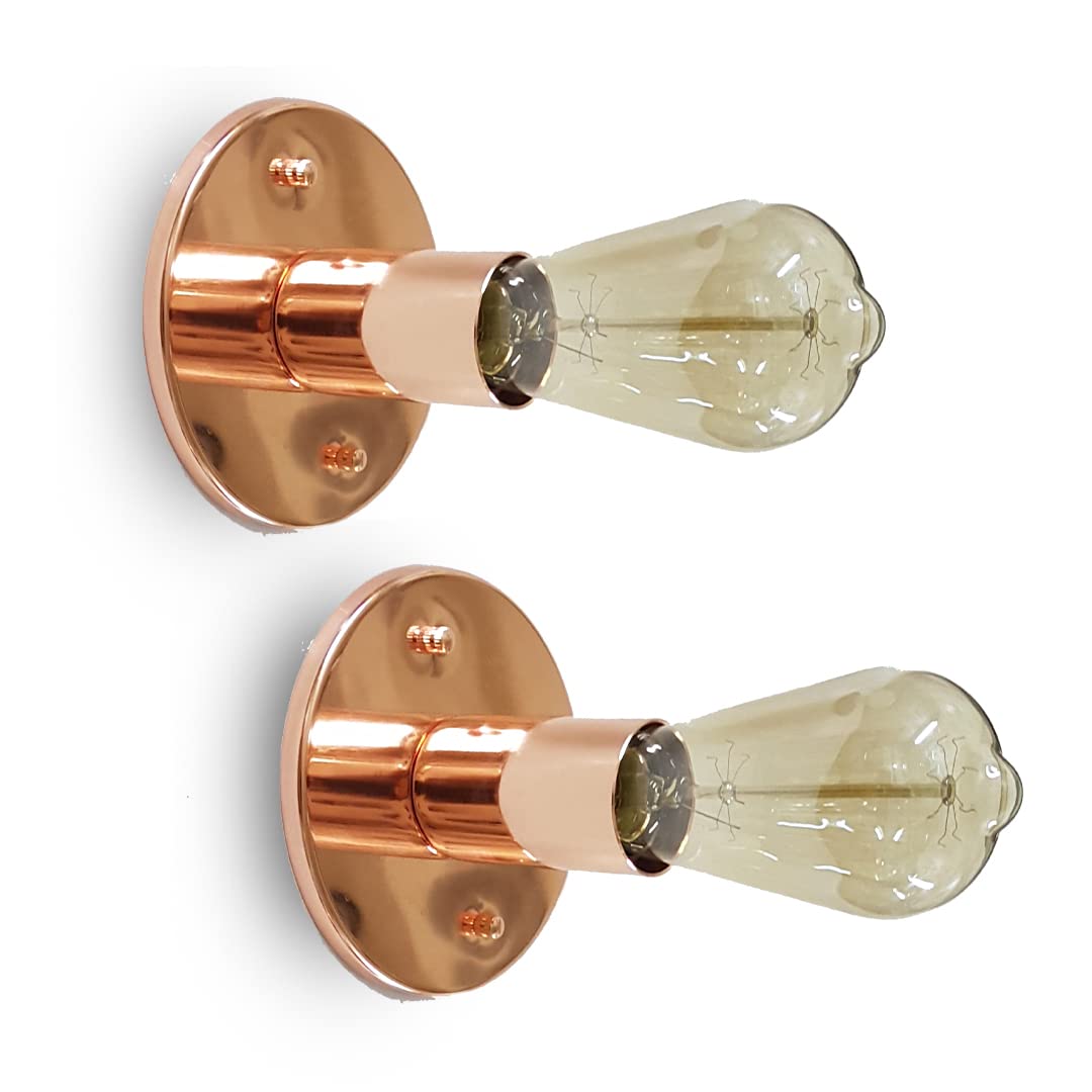 Vishal Lite Mirror Light Ceiling Light, Rose Gold (Pack of 2)-image-5