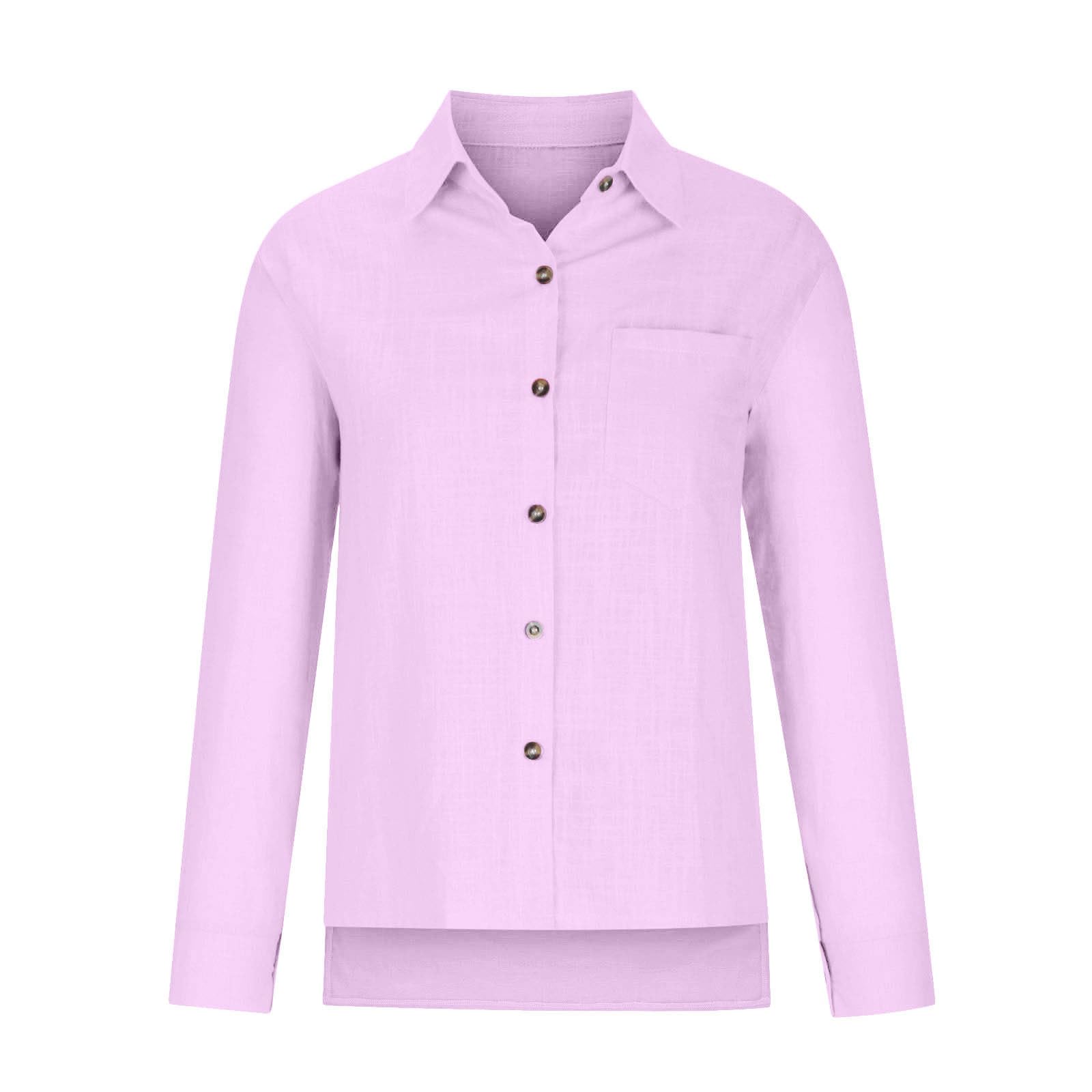 Camicie da donna con bottoni in garza di cotone di lino 2026 alla moda tinta unita colletto manica lunga primavera mussola camicette estive abbigliamento casual da spiaggia fidanzato leggero risvolto