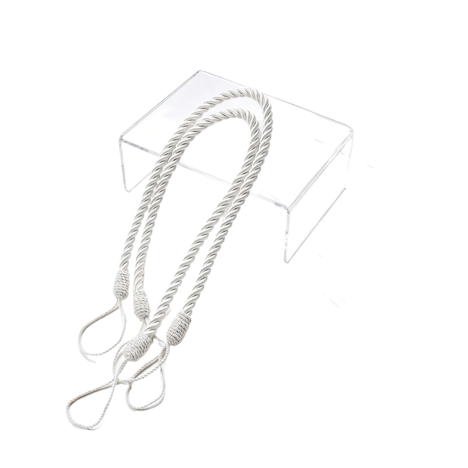 10Pcs Adjustable Holdback Twisted Rope Curtain Tiebacks