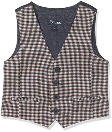 Brums Gilet Micro Quadretto Cappotto, (Multicolor 01 997), 170 (Taglia produttore:16A) Bambino