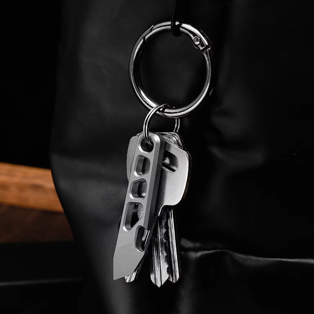 Azull Abridor de de Aleación de Titanio Ultraligero, Herramienta Pequeña, Portátil, Desembalaje, Colgante, Accesorios EDC Multifuncionales