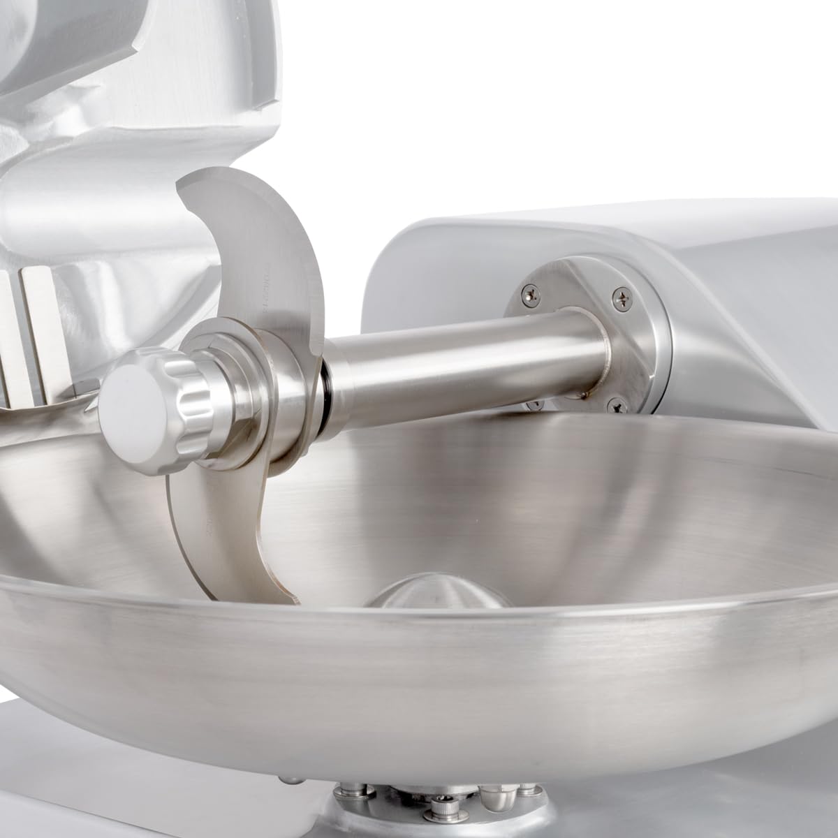 Beeketal Metzger Fleischkutter 'BFK9' Profi Tischkutter mit ca. 6,4 Liter Volumen für 2,5 kg fertiges Brät, Spezialklingen aus gehärtetem Edelstahl, 400W Motor für 1460 U/min (20 U/min Schüssel)