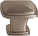 ANVIL MARK 178566 1-1/4" Cabinet Knob (5 Pack), Satin Nickel