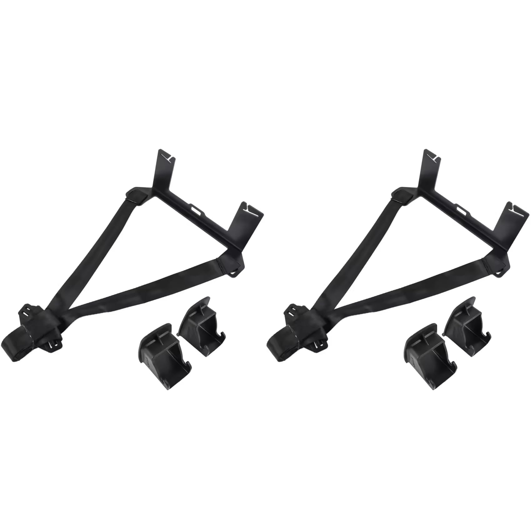 2X Support de Fixation en Acier pour Ceinture de Sécurité de Voiture, Connecteur de Verrouillage pour Siège de Sécurité Enfant pour ISOFIX