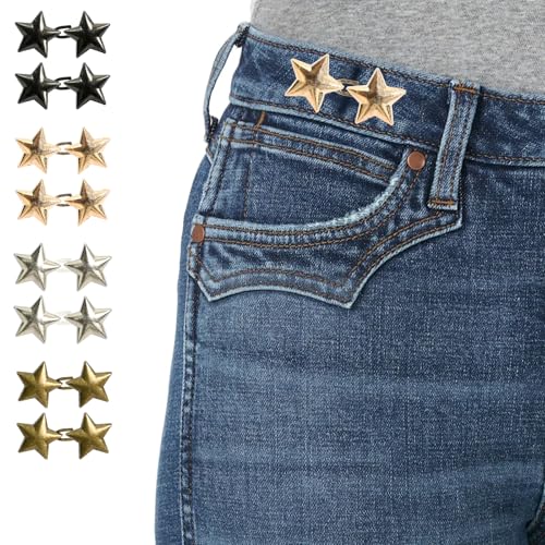 Realizzato con materiali premium: Ogni bottone in vita è realizzato in metallo di alta qualità per garantire la durata; i bottoni hanno un diametro di 30 mm e si adattano alla maggior parte dei jeans di taglia standard