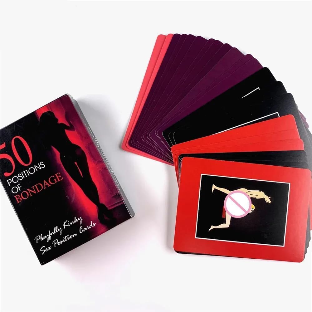 Juego De Cartas De Mesa Para Parejas – Pack De 50 Cartas, Regalo Romántico Para Noches Divertidas Y Traviesas