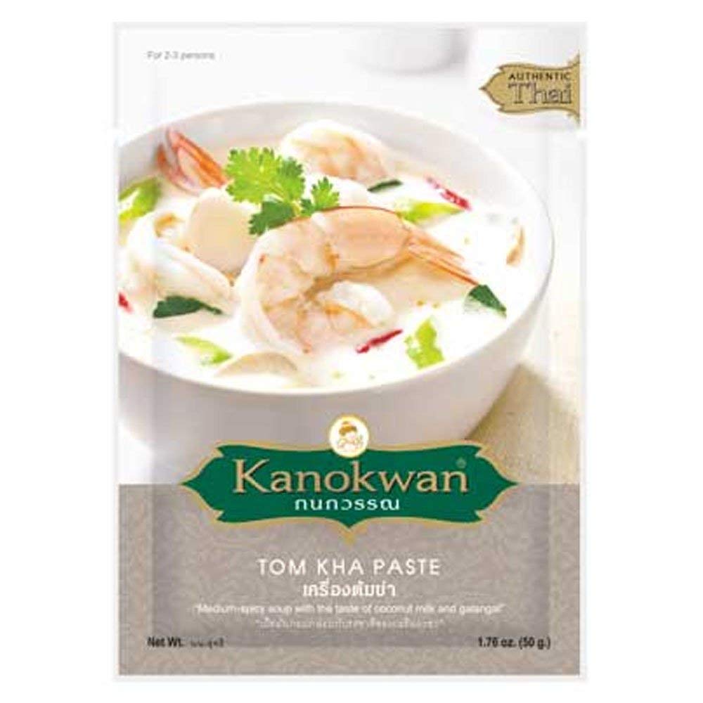 Kanokwan, Tom Kha Paste, Size 50 Gram X 3 Packs