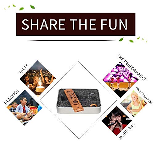 SHAPOKY Kazoo en bois, instrument exquis facile et amusez-vous pour les enfants et les gens - Les Beatles, Paul McCartney, John Lennon, RIngo Starr, George Harrison SHAPOKY Kazoo en bois, instrument exquis facile et amusez-vous pour les enfants et les gens – Image 3